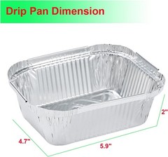 Convenient 30 Pack of Nexgrill Aluminum Grease Catcher Liners – Easy Clean-Up