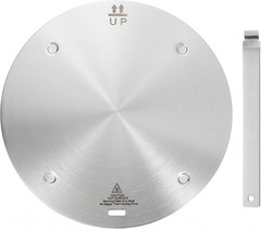 11inch Heat Diffuser Plate, Grourarty Stainless Steel Cooking Induction Adapter