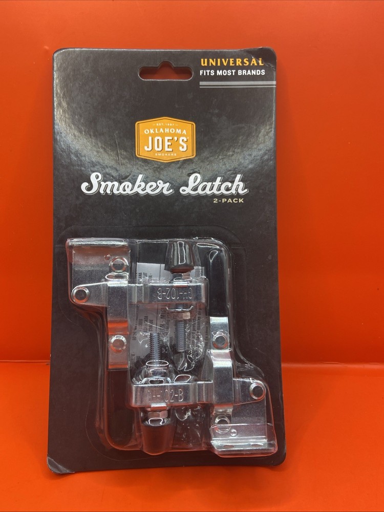 Oklahoma Joe Smoker Latch Kit, 2-Pack, SilverGH-102-b New