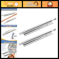 Stainless Steel Grill Burner Tubes Replacement, 24″ for Viking Gas Grills, 2 Pac