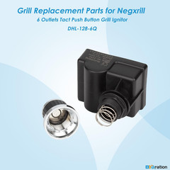 DHL-128-6Q Grill Igniters Kit for Nexgrill 720-0888S Replacement Parts, 6 Outlet