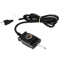 Power Cord Smoker Parts Analog Control Plug Dial Knob Thermostat Heating Element
