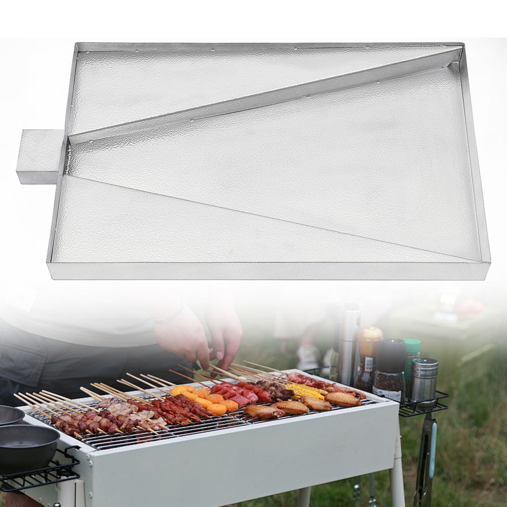 Grill Accessories Drip Pan Stainless Steel Grease Drip Tray Drip Pan Tray Kit