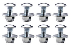 8 Pack 710-0451 Stainless Steel Replacement Nuts/Bolts Fits MTD