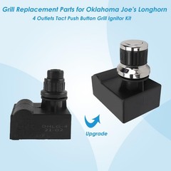 Grill Igniter Kit for Oklahoma Joe’s Longhorn Combo Charcoal Gas Smoker Grill…