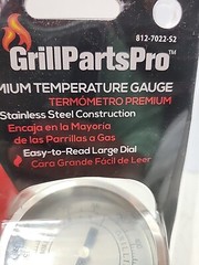 Grill Parts Pro Premium Gauge 812-7022-52 Stainless BBQ Replacement Free Shipn