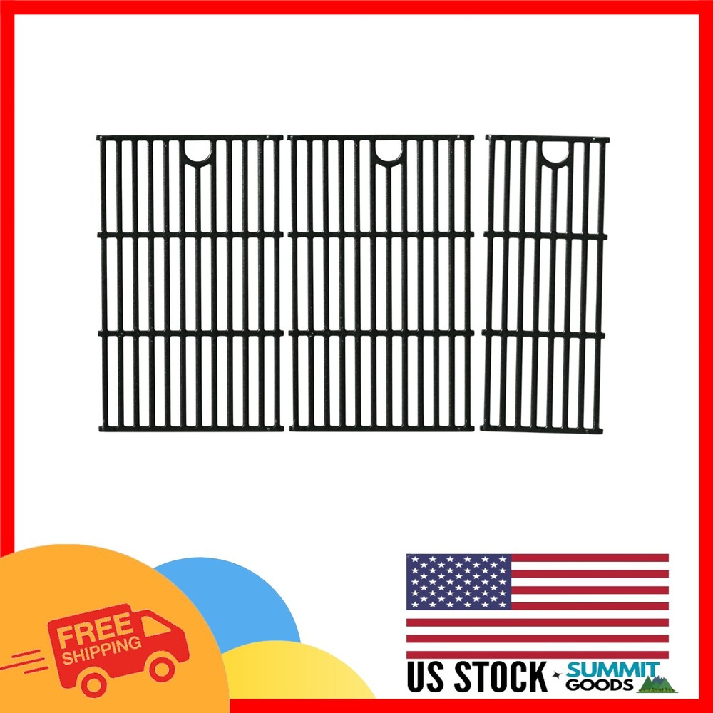 Durable 17″ Cast Iron Grill Grates for Charbroil Performance Models – Easy Clean