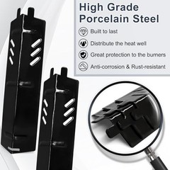 Grill Replacement Parts for Backyard BY13-101-001 Cooking Grate & Heat Plates