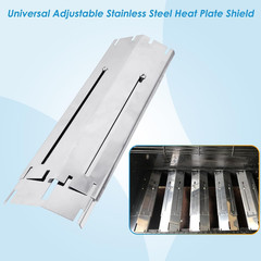 5-Pack Universal Grill Heat Plates Extends from 11.75″ up to 21″ Adjustable Stai