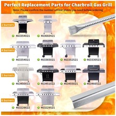 Heavy-Duty Grill Parts for Charbroil Performance 5 Burner