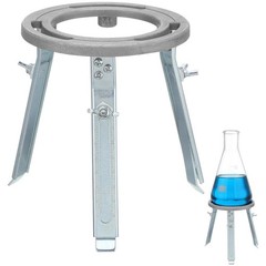 Oil Burner Oil Burners Lamp Lab Tripod Stand Adjustable Height Lab Bunsen Bur…