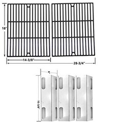 Stainless Steel Ducane Affinity 3400 BBQ Grill, Heat Plates, Kit