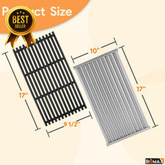 Char-Broil Tru-Infrared Replacement Cooking Grates & Emitter Plate Kit 17″ x 9.5
