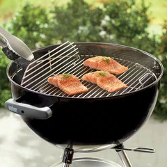Weber Hinged Cooking Grate for 18.5″ One-Touch Kettle Charcoal Grill 7433