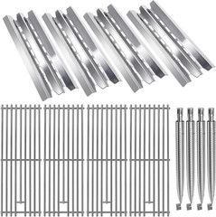 Broil King Grill Parts: Grates, Burners, Heat Plates for 4 & 3-Burner Models