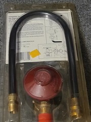 Gaslow Replacement LP Gas Regulator & Built-in Monitor Gauge W/ Shut Off NOS