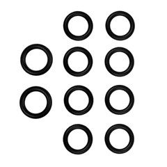 10Pcs Propane Tank O-Rings for All Soft Nose P.O.L. Fittings, Soft Rubber Leakag