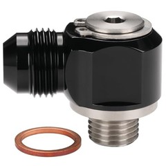 8AN Male Flare Banjo to M14x1.5 Stainless Steel Banjo Bolt 8AN to M14x1.5 Black