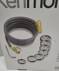 New Kenmore Natural Gas Conversion Kit for 6-Burner Grills w/ 10 ft Hose #10477