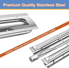 Stainless Steel Burner Tube Gas Grill Replacement Parts for Select Viking VGB…