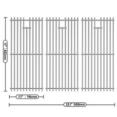 Stainless Steel Cooking Grates for Charbroil Commercial Infrared 463355220 46…
