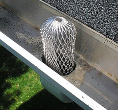 Gutter Guard 3 Inch Expand Aluminum Filter Strainer Stops Blockage Leaves Debris