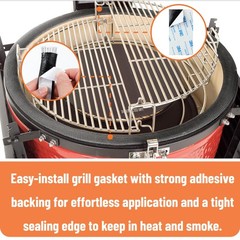 Wire Mesh Gasket 180 in Long,1-1.2in Wide, For Kamado Big
