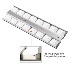 Plowo Grill Briquette Tray & Ceramic Briquettes Set for Viking Gas Grill Mode…