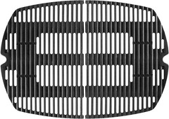 2 Pack 7646 Cast Iron Cooking Grid for Weber Baby Q Q300