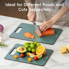 Wood Fiber Cutting Board Set of 2, Dishwasher Safe, Non-Toxic Cutting Board f…