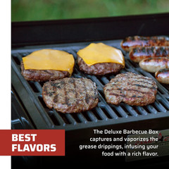Premium Hinged Lid Barbecue Box for 2-Burner Grills