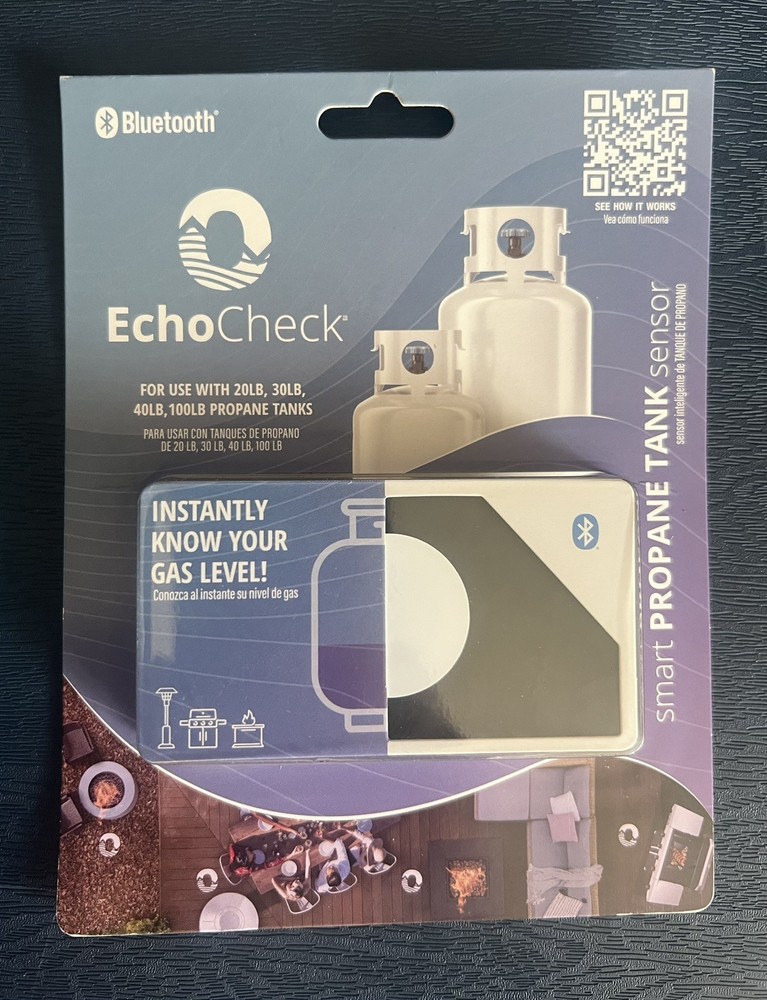 *NEW* EchoCheck Smart Propane Tank Sensor Bluetooth