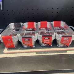 Weber 6498 Drip Pans Pellet/Summit/Genesis 2 case of 40
