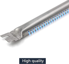 17″ Burner Tubes, 16 7/8″ Heat Plates Replacement for Ducane 5 Burner 30400042,