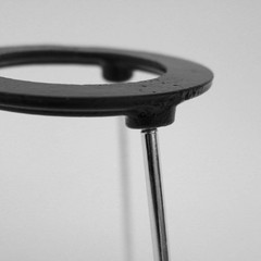 Lab Bunsen Burner Tripod Stand with Mesh Screen 6-Inch Removable Legs