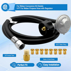 Natural Gas to Propane Conversion Kit for Weber Summit 670/660/650/470/460/450,