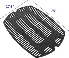 BBQ Grill Cooking Grid Grate Parts for Weber Q300 Q320 Q3000 Q3200 25″ x 17.8″