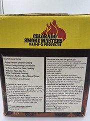 The Original Colorado Gas Grill Replacement Lava Rocks 7 LBS Net Weight NEW