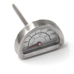 Versatile Stainless Steel Temperature Gauge for Charbroil & Thermos Grills