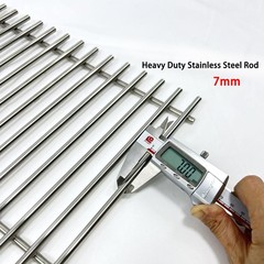 DS102 Solid Stainless Steel Cooking grids/grates 17″ x 12 1/2″ Replacement fo…