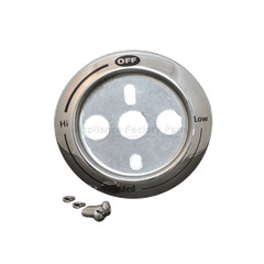 Charbroil G614-0064-W1 Bezel, F/ Control Knob. Measures approxi
