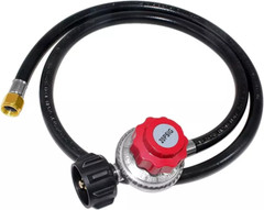 5FT Hose High Pressure Propane Gas Regulator LPG BBQ Grill Tank Adjustable US