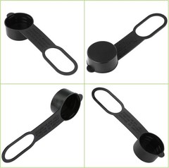 2Pcs Propane Tank Cap Set | 1.32in ID Dust Covers with Straps for Safety