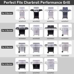 Grill Parts for Charbroil Performance 2-Burner 463630021 463655021 463655421 463