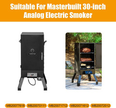Smoker Heating Element 1800W for Masterbuilt MB20077618 Analog Electric Smoker,