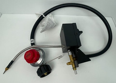 JH KSUN Propane Regulator, Hose, Valve with Timer, and Safety Probe Set RY0952