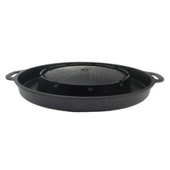 Aluminium BBQ Grill Plate Attachment for Portable Gas Cookers for Camping Use