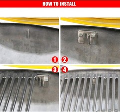 Uniflasy Cast Iron Grate Stand Adapter for Weber Q Series