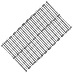 92301 Grill Steel Wire Cooking Grid Rock Grates For Charbroil 25×14 Inch