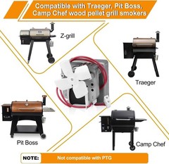 Upgraded 2.0 RPM Heavy-Duty Auger Motor for Traeger & Pit Boss Grills